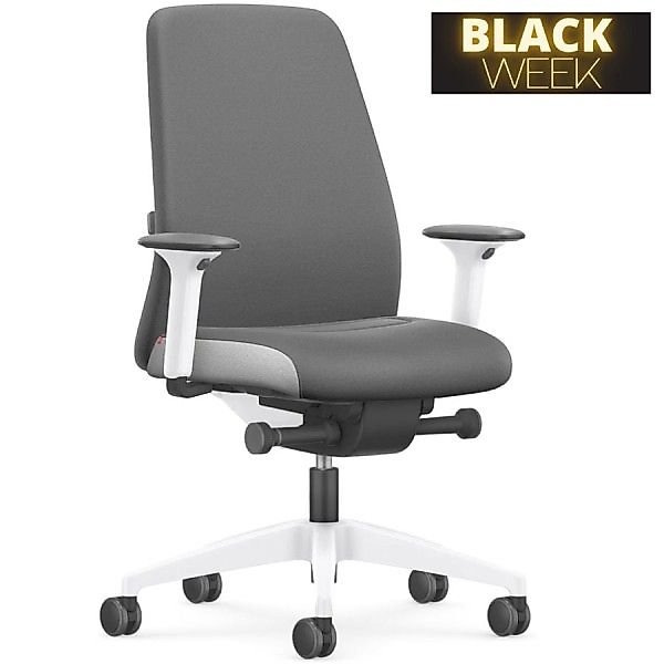 Interstuhl EVERY INTERIOR Edition Bürostuhl | Polsterrücken | Grau günstig online kaufen