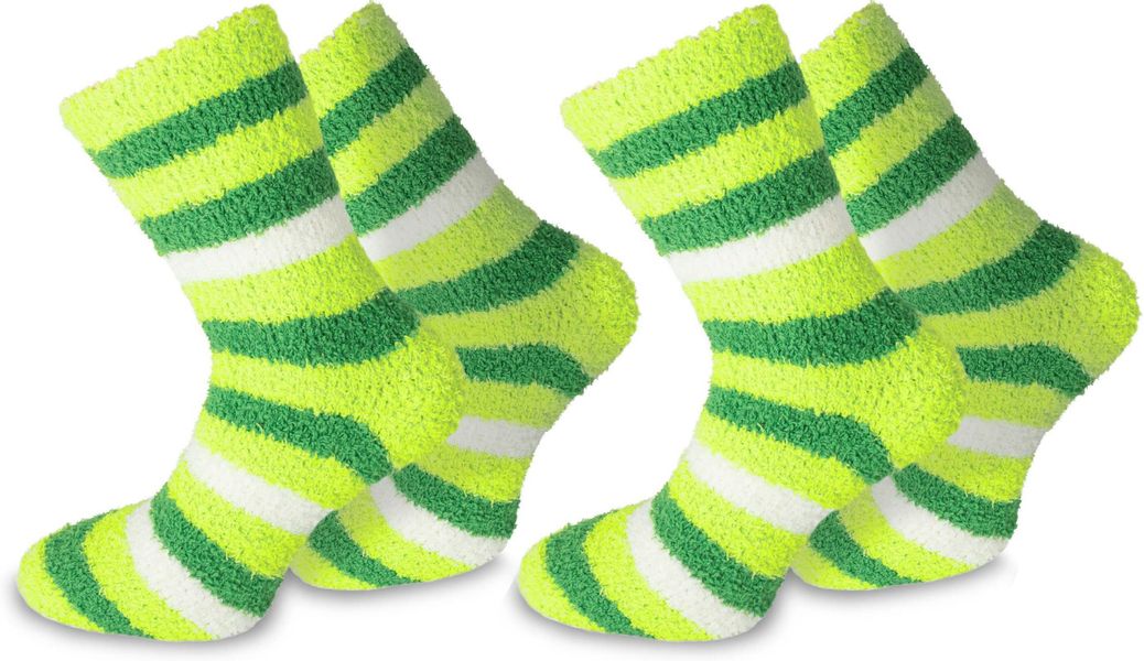 normani Kuschelsocken 2 Paar Kuschel-Socken Ringel günstig online kaufen