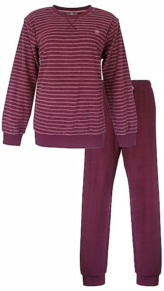Tenderness Schlafanzug Damen Frottee Pyjama (2 tlg) kuschelige Qualität günstig online kaufen