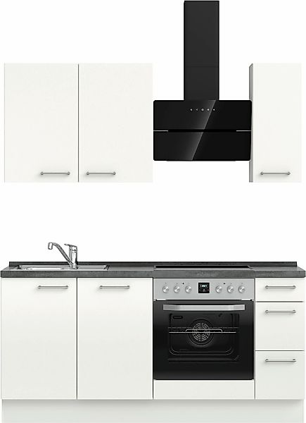 nobilia Küchenzeile ""Laser II", Ausrichtung wählbar, Breite 180 cm" vormon günstig online kaufen