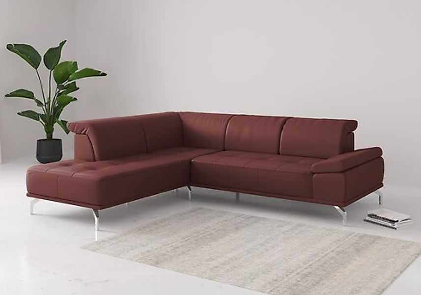 Places of Style Ecksofa "Caluna", Inkl.Sitztiefenverstellung, wahlweise mit günstig online kaufen