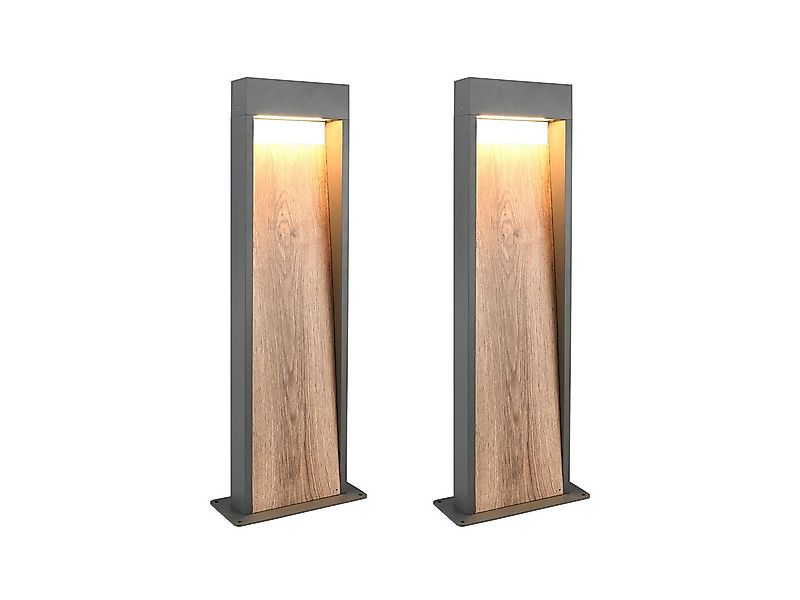 TRIO Leuchten LED Pollerleuchte, LED fest integriert, warmweiß, 2er Set Gar günstig online kaufen