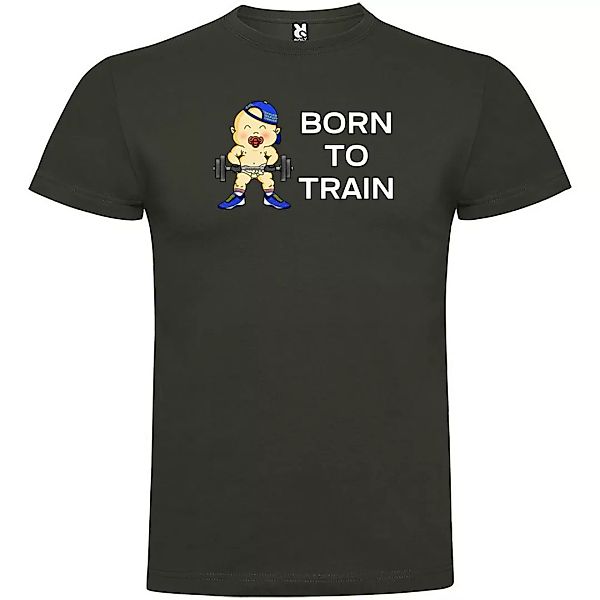 Kruskis Born To Train Kurzärmeliges T-shirt S Dark Grey günstig online kaufen