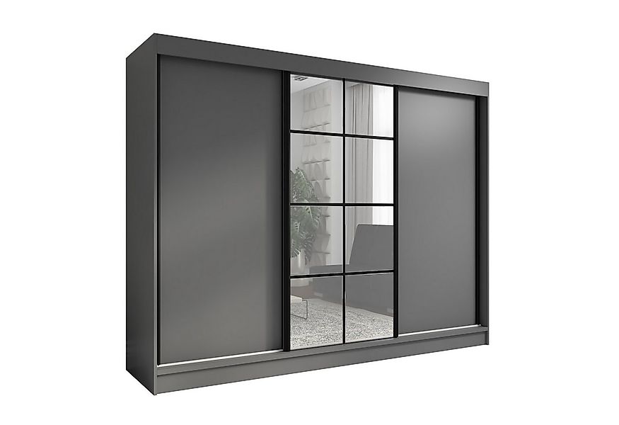 A&J MöbelLand GmbH Schiebetürenschrank ORAV 3-türiger Kleiderschrank mit Sp günstig online kaufen