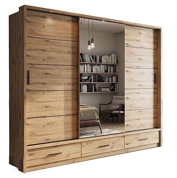 Compleo Kleiderschrank ARTI 01 mit 3 günstig online kaufen