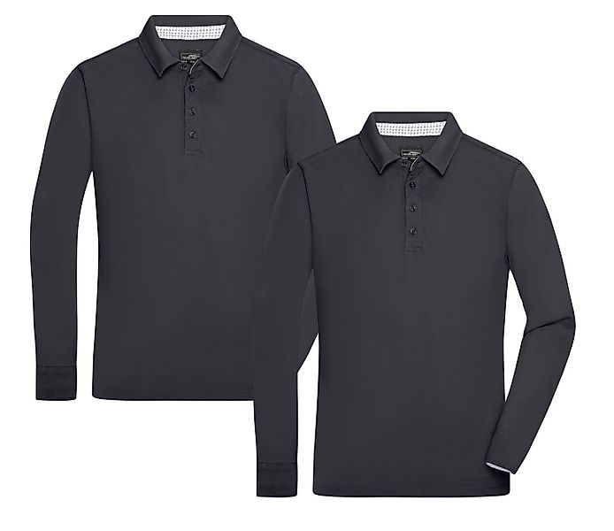 James & Nicholson Langarm-Poloshirt Doppelpack Sportliches günstig online kaufen