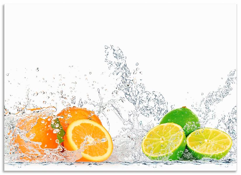 Artland Küchenrückwand "Fruchtig erfrischend gesund Fruchtmix" Alu Spritzsc günstig online kaufen