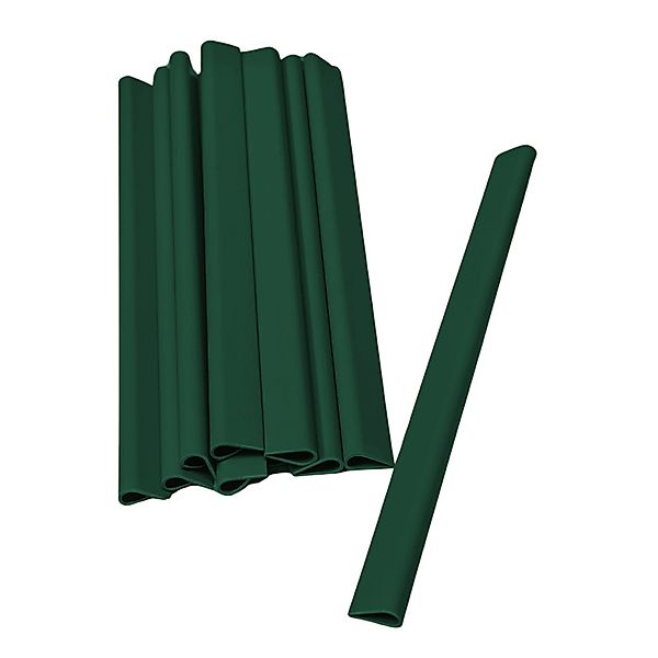 zaunzu Sichtschutzstreifen Klemmschiene für Zaunblende Grün 20er Pack, (1x günstig online kaufen