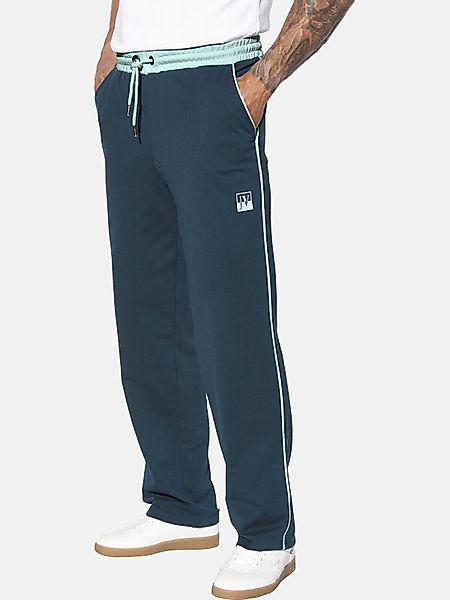 Jan Vanderstorm Jogginghose RENTIUS mit Einsatz in Kontrastfarbe günstig online kaufen