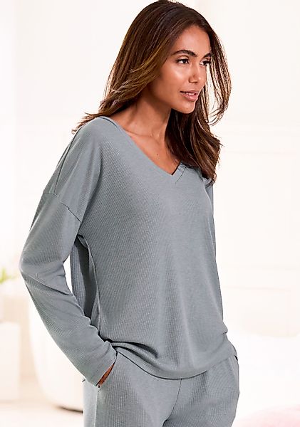 Vivance Dreams Langarmshirt, in weicher Rippqualität günstig online kaufen