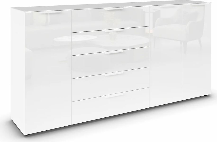 rauch Kombikommode "Kommode Türkommode Sideboard Kombikommode FLIPP mit Gla günstig online kaufen