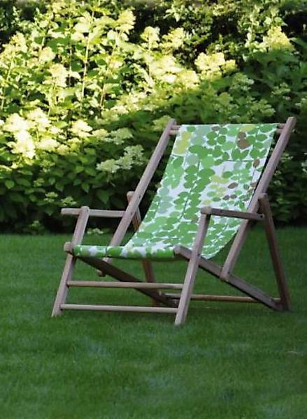 Liegestuhl Ambra Blume Greenwich Leaf, ohne Fußteil günstig online kaufen