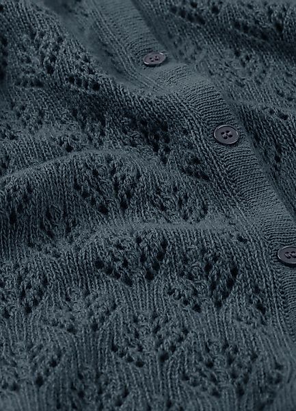 Heidekönigin Ajourstrickjacke Strickjacke Ajour -GOTS mit günstig online kaufen