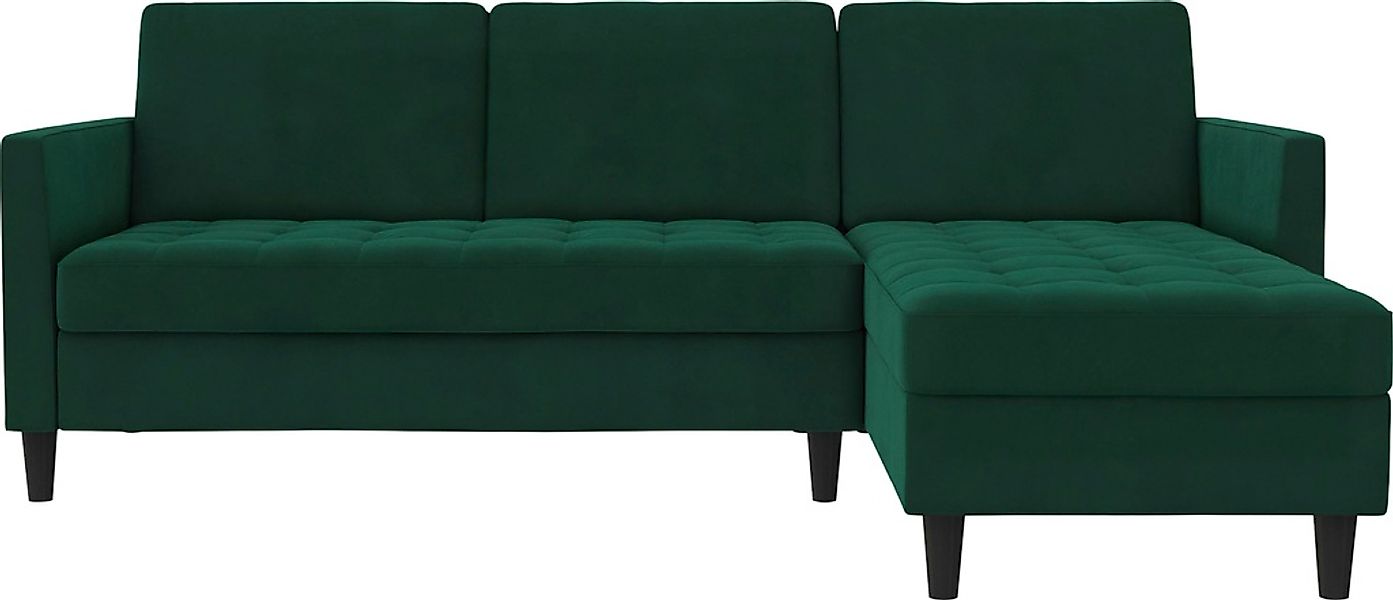 Dorel Home Ecksofa »Presley, L-Form,«, Ecksofa mit Bett-Funktion und Staura günstig online kaufen
