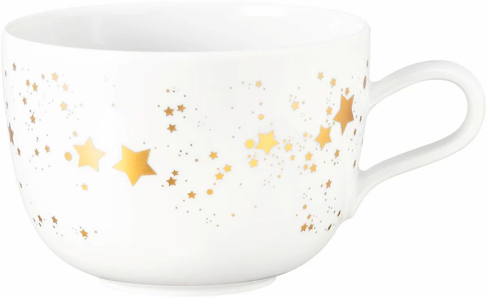 Seltmann Weiden Tasse "Liberty - Golden Stars", (1 tlg.), Milchkaffeeoberta günstig online kaufen