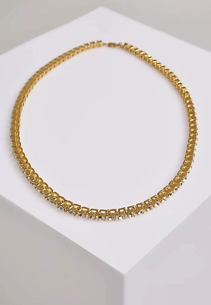 URBAN CLASSICS Edelstahlkette "Accessoires Necklace With Stones" günstig online kaufen