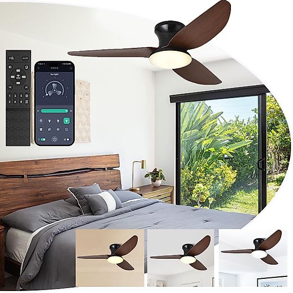 Jibenhome Deckenleuchte Deckenventilatoren mit Beleuchtung 99 günstig online kaufen