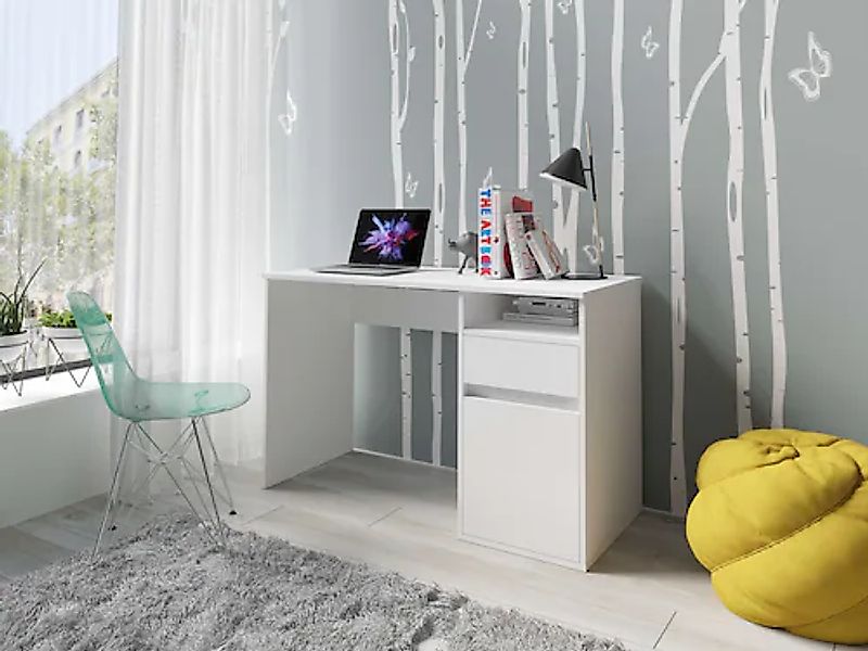 Home affaire Schreibtisch »Tinsley« mit Schublade, und Tür, Breite 120 x53 günstig online kaufen