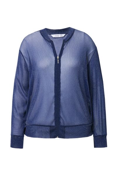 MIAMODA Kurzjacke Blouson Mesh mit Glitzer günstig online kaufen