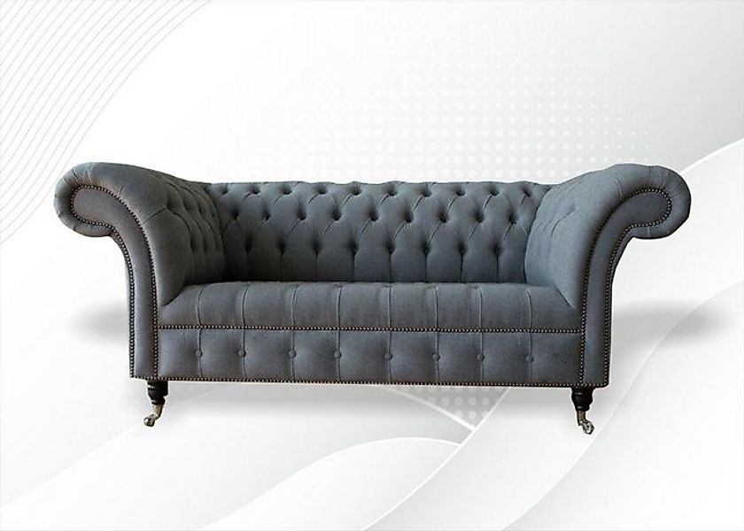 JVmoebel 2-Sitzer Chesterfield 2-Sitzer Hochwertige Handarbeit Massivholz, günstig online kaufen