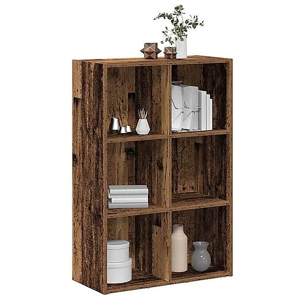 vidaXL Bücherregal BücherregalSideboard Altholz-Optik 66x30x98 cm Holzwerks günstig online kaufen