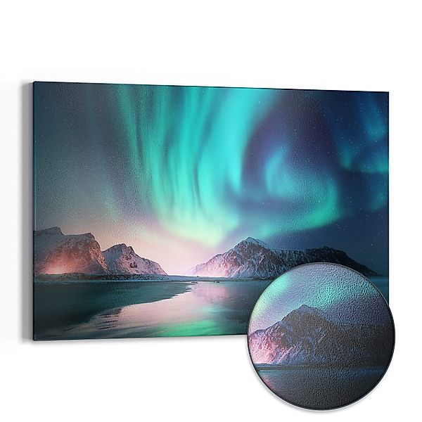 DEQORI Magnettafel 'Das Nordlicht der Lofoten', günstig online kaufen