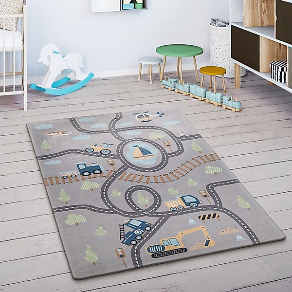Paco Home Kinderteppich »Chicos 562«, rechteckig, 4 mm Höhe, Flachgewebe, S günstig online kaufen