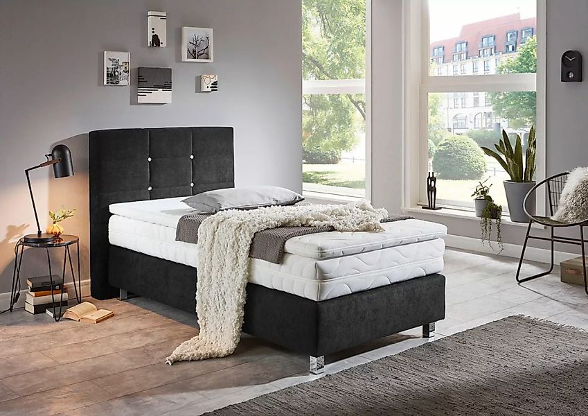 Westfalia Schlafkomfort Boxspringbett, mit LED-Beleuchtung günstig online kaufen
