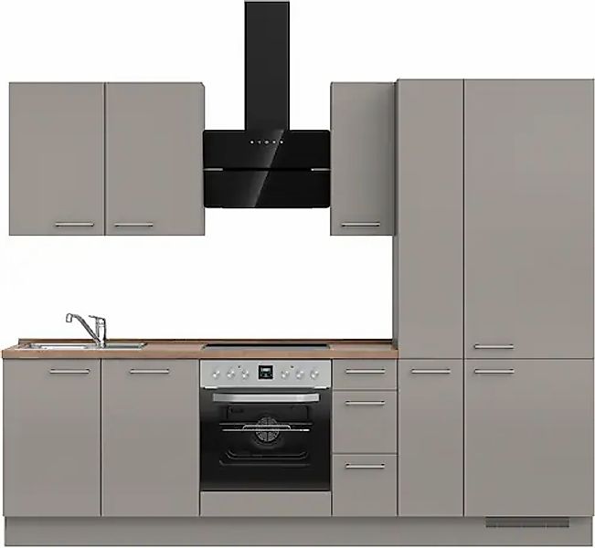 nobilia® Küchenzeile »"Laser II"«, vormontiert, Ausrichtung wählbar, Breite günstig online kaufen