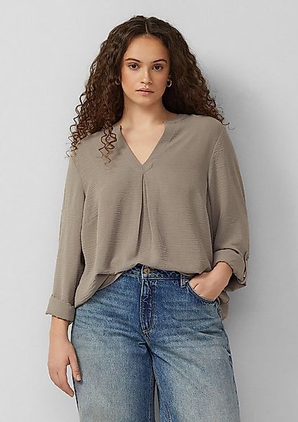 QS Langarmbluse Bluse Tunikabluse günstig online kaufen