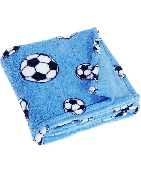 Babydecke Fleece-Decke Fußball, Playshoes günstig online kaufen