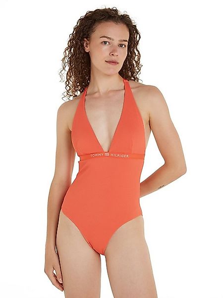 Tommy Hilfiger Swimwear Badeanzug HALTER ONE PIECE RP (EXT SIZES) in großen günstig online kaufen