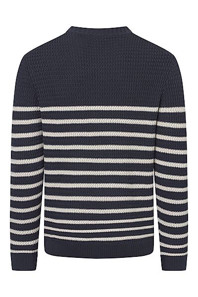 Joop Jeans Rundhalspullover Gerono Strickmuster, Patch günstig online kaufen