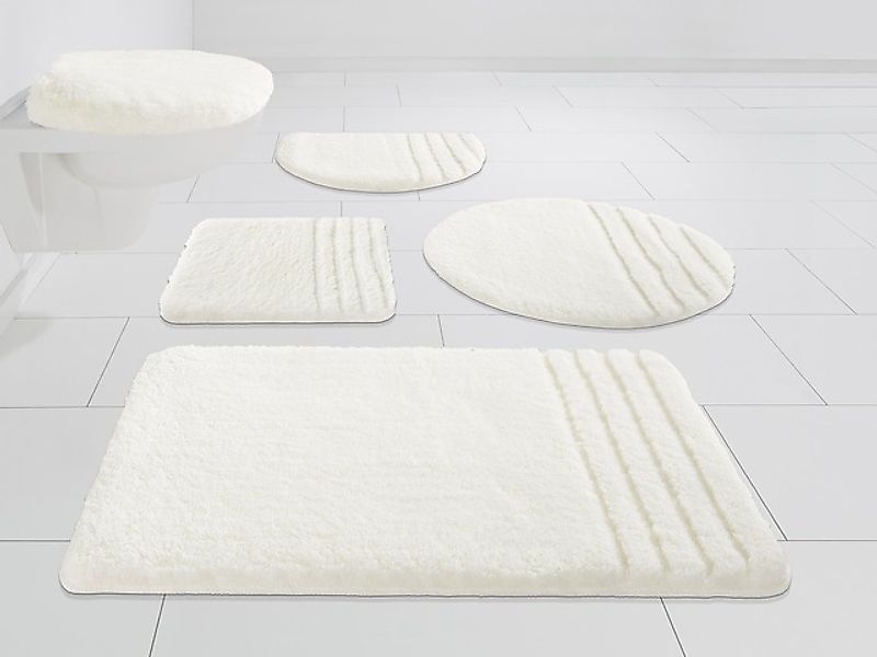 Möve Badematte »Loft, Badvorleger, Badezimmer Teppich«, rutschhemmend besch günstig online kaufen