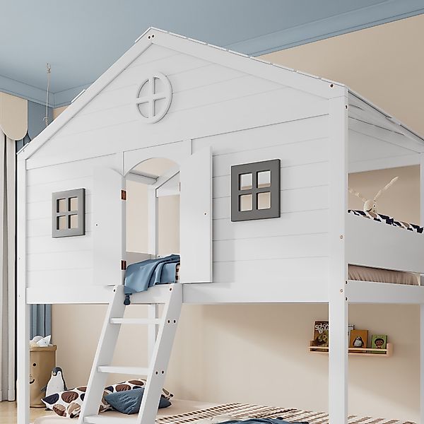MC Star Hausbett mit Treppe, mit günstig online kaufen