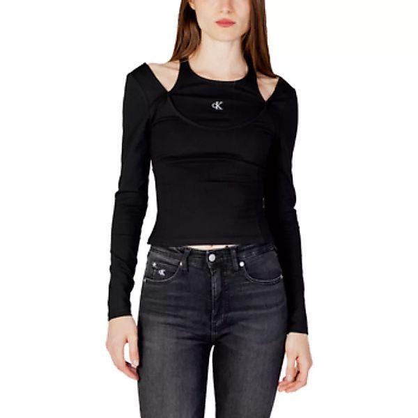 Calvin Klein Jeans  Langarmshirt DOUBLE LAYER MILANO J20J221416 günstig online kaufen