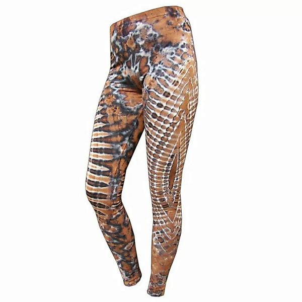 PANASIAM Leggings Unikat Batik Leggings 'Sonne' aus natürlicher Viskose Goa günstig online kaufen