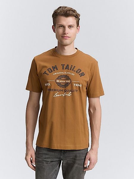 TOM TAILOR T-Shirt T-Shirt T-Shirt mit Logo-Print günstig online kaufen