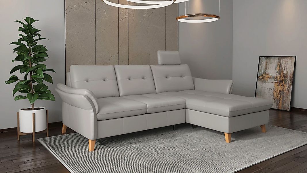 sit&more Ecksofa »Göteborg« Sitztiefenverstellung und Federkern, wahlweise günstig online kaufen