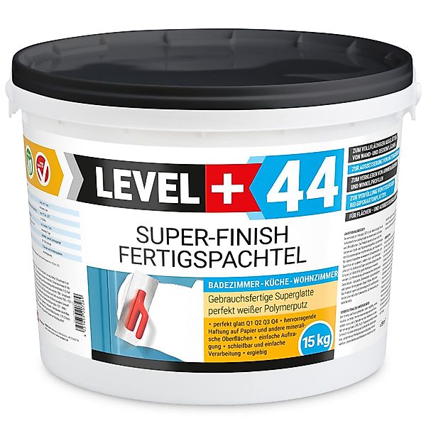 Level+ Spachtelmasse LEVEL+ Fertigspachtel Spachtelmasse Super günstig online kaufen