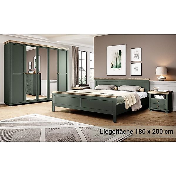 Lomadox Schlafzimmer-Set EPSOM-83, (Spar-Set, 4-tlg), Doppelbett günstig online kaufen