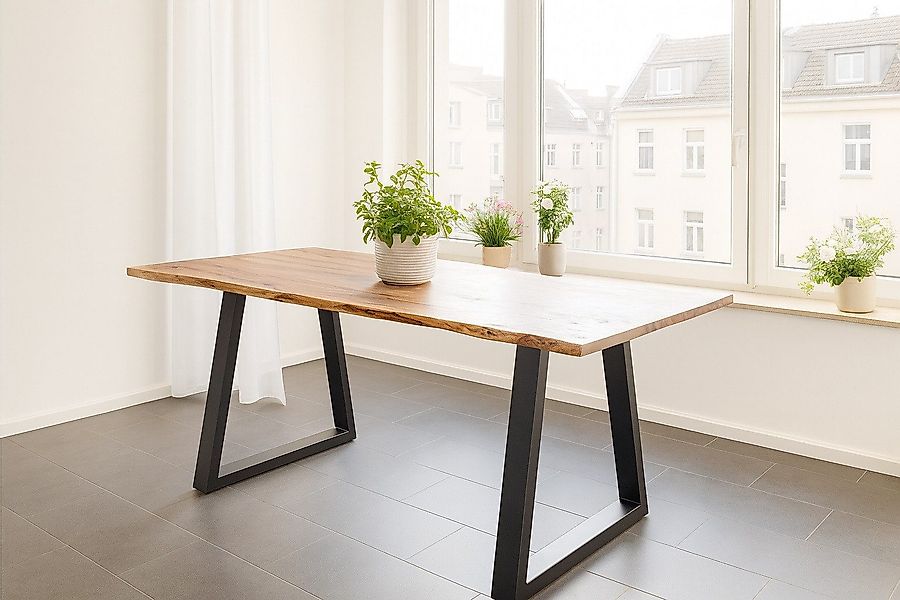 SAM® Baumkantentisch Malo, natürliche Baumkante, Massivholz günstig online kaufen