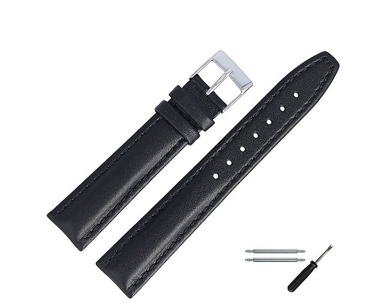 MARBURGER Uhrenarmband 18mm Leder günstig online kaufen