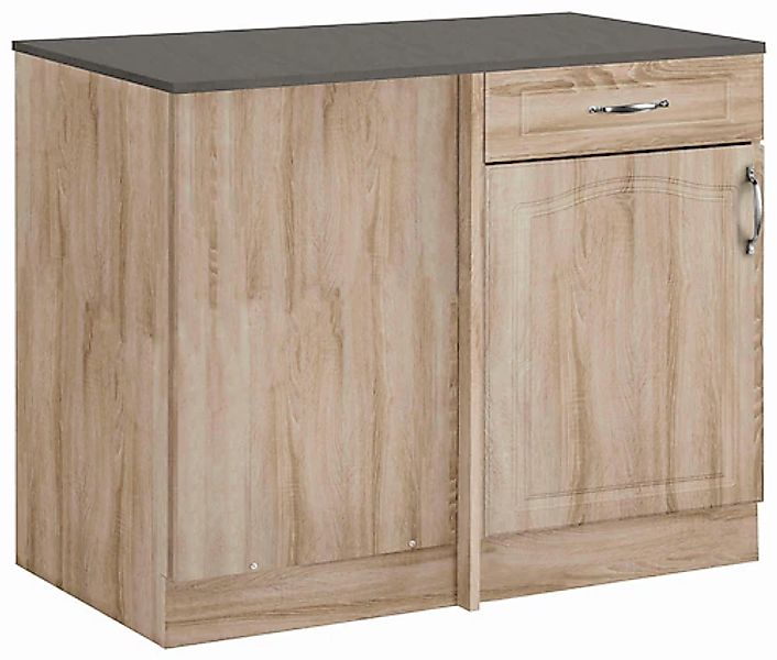 wiho Küchen Eckunterschrank »Linz« 100 cm breit, Planungsmaß 110 cm, in Lan günstig online kaufen