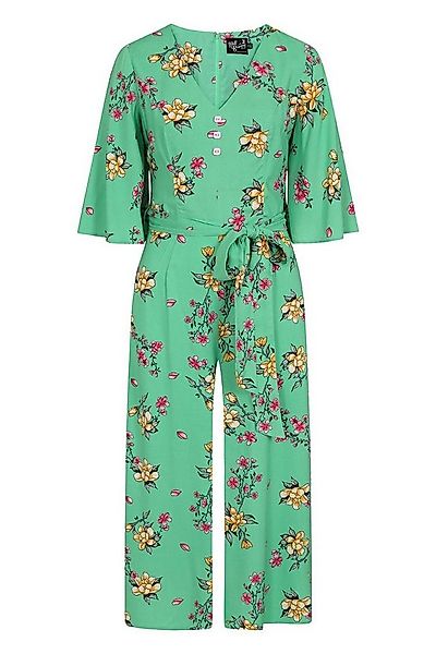 Hell Bunny Jumpsuit Adelina Vintage Retro Blumen Print günstig online kaufen