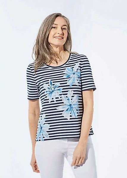 GOLDNER T-Shirt Kurzgröße: Shirt in maritimem Look günstig online kaufen