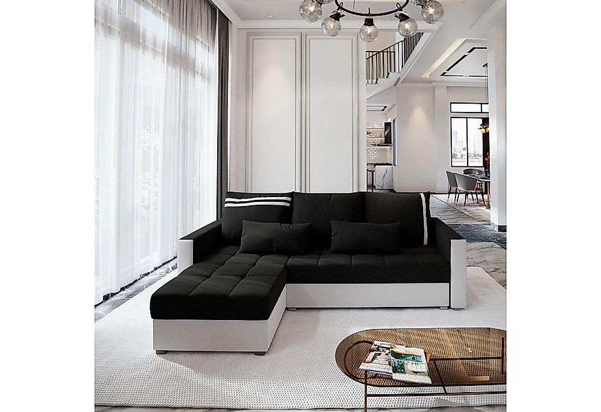 Masseno Ecksofa KOS PIK mit Schlaffunktion L-Form, Sofa mit Bettkasten günstig online kaufen