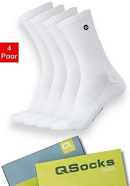 QOLONIA Sportsocken Sportsocken gepolstert 100 Baumwolle mit Komfortsohle / günstig online kaufen