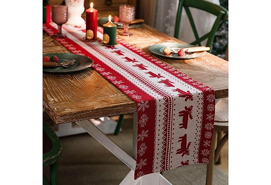 LuxusKollektion Dekohänger Weihnachtsdeko Tischläufer Weihnachten Deko 33×1 günstig online kaufen
