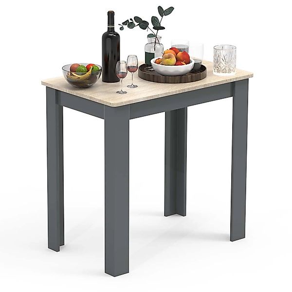 ebuy24 Esal80 Esstisch Eiche Dekor Anthrazit günstig online kaufen